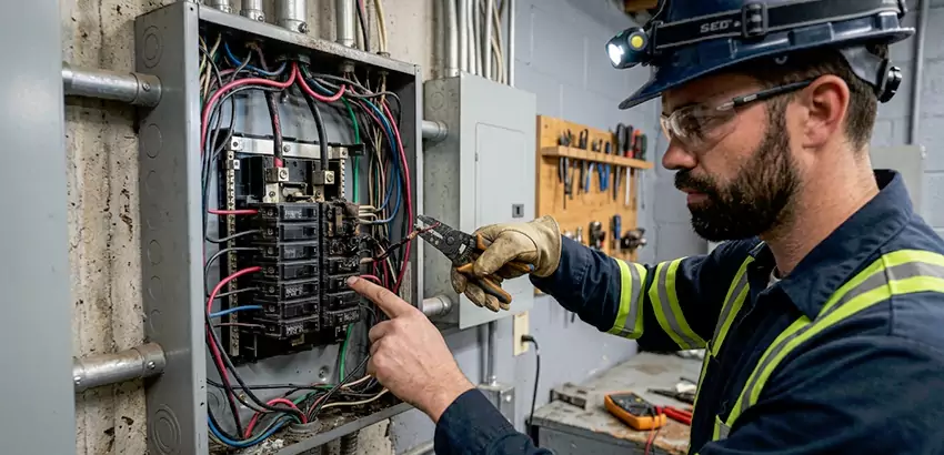 Breaker Box Short Circuit Repair in Springdale