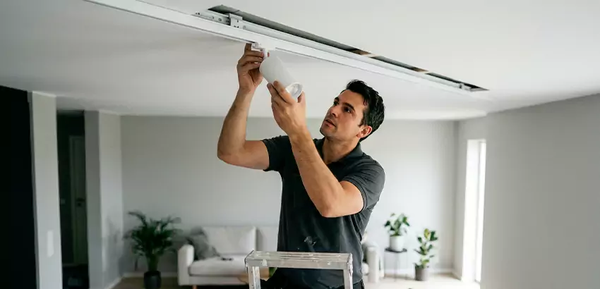 Recessed Track Lighting Installation in Springdale