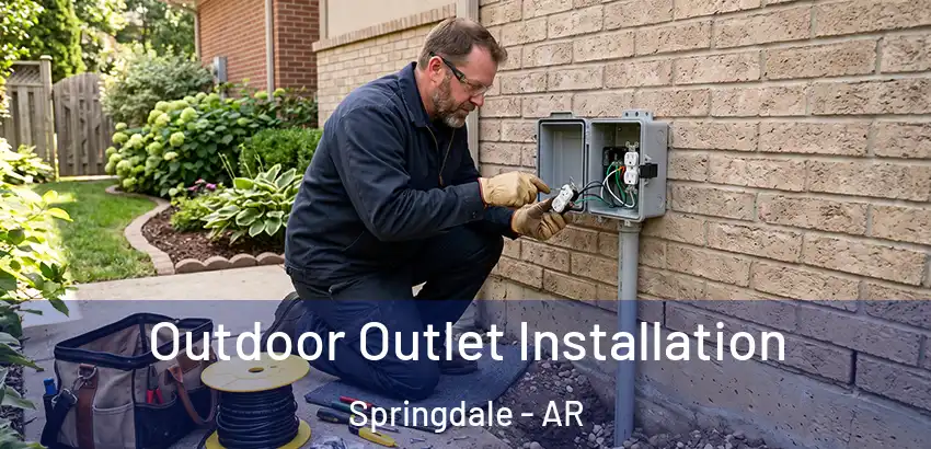 Outdoor Outlet Installation Springdale - AR