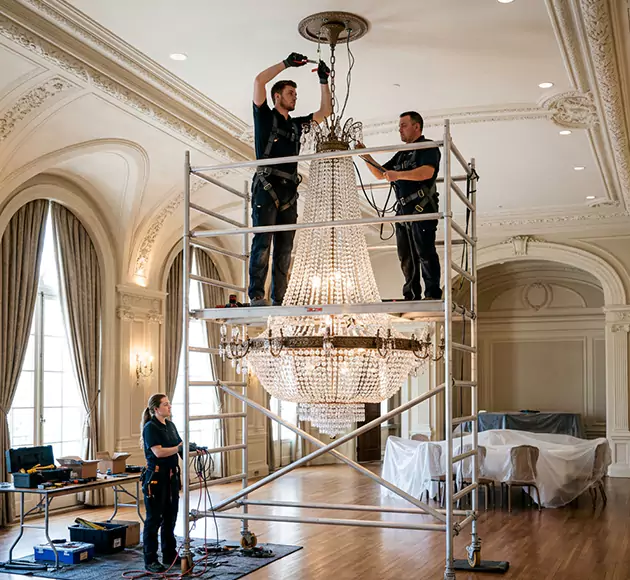 Professional Chandelier Installation: Your Local Fixture Team in Springdale, AR